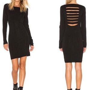 Skull cashmere karah little black cutout dress size small